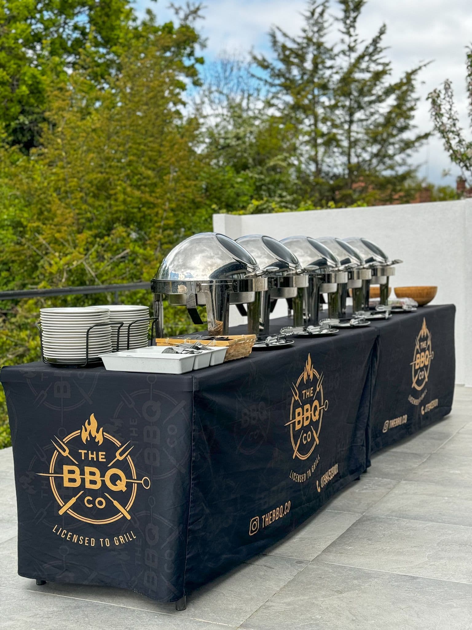 BBQ Catering Setup